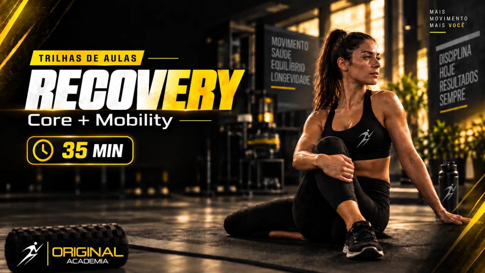 Trilha RECOVERY: Core + Mobility, 35 minutos