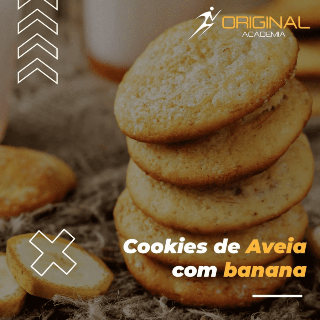 cookies de aveia com banana