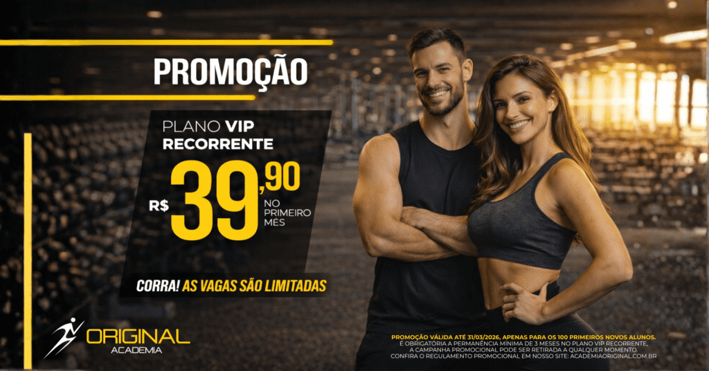 PROMOÇÃO - ACADEMIA ORIGINAL